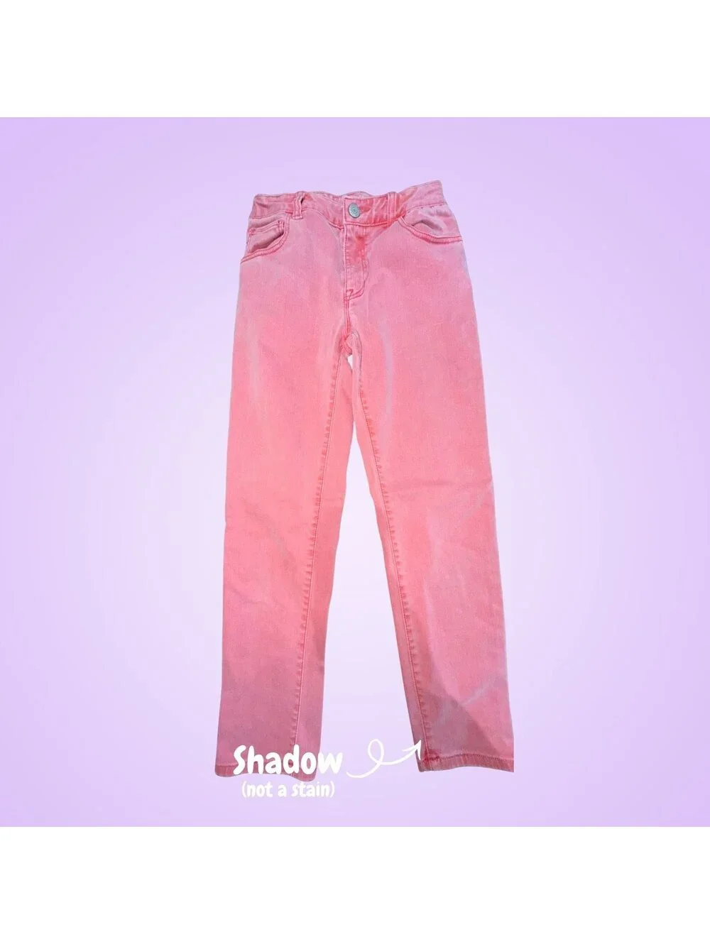 GapKids 1969 Girls Size 10 Regular Coral Pink Super Skinny Jeans | Stretch